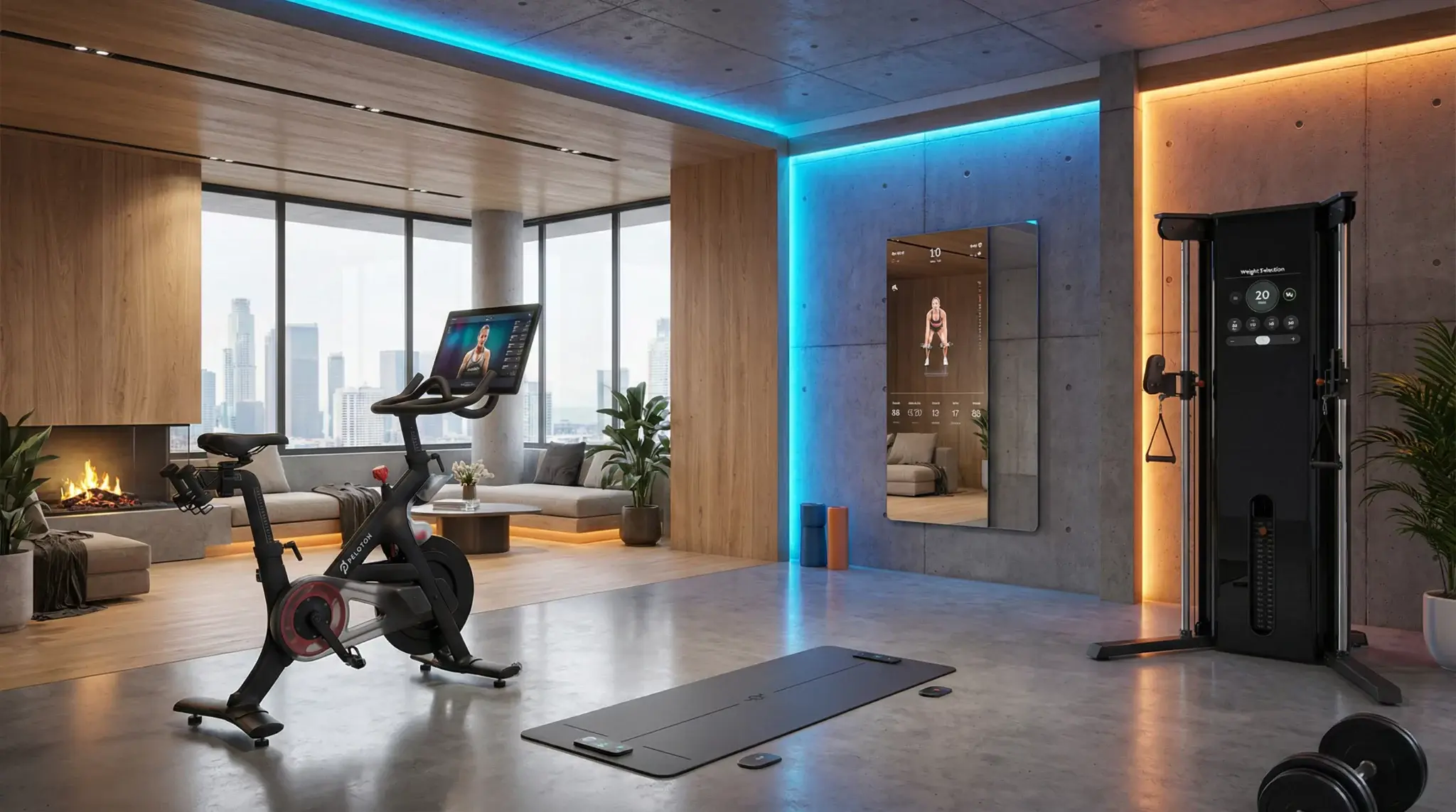 Smart Home Gym Trends 2025