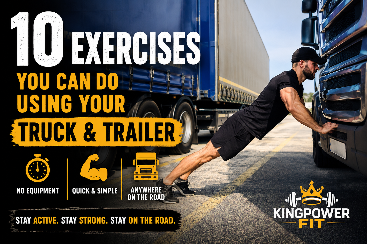 Bodyweight Exercises Using Trucks & Trailers