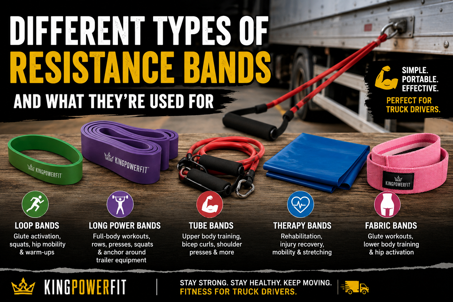 Different Types of Resistance Bands and What They’re Used For