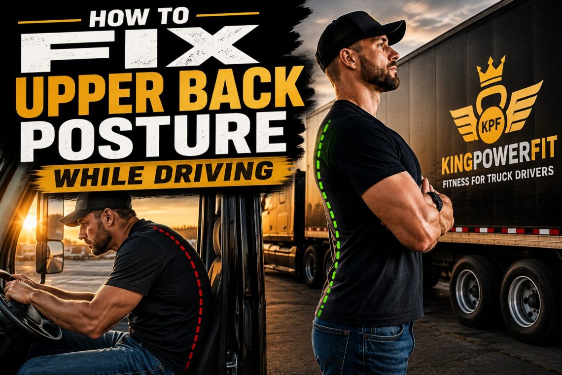 How to fix upper back while driving for truck drivers