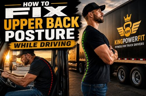How to fix upper back while driving for truck drivers