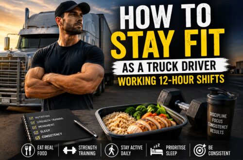 How To stay fit as a truck driver doing 12 hour shifts