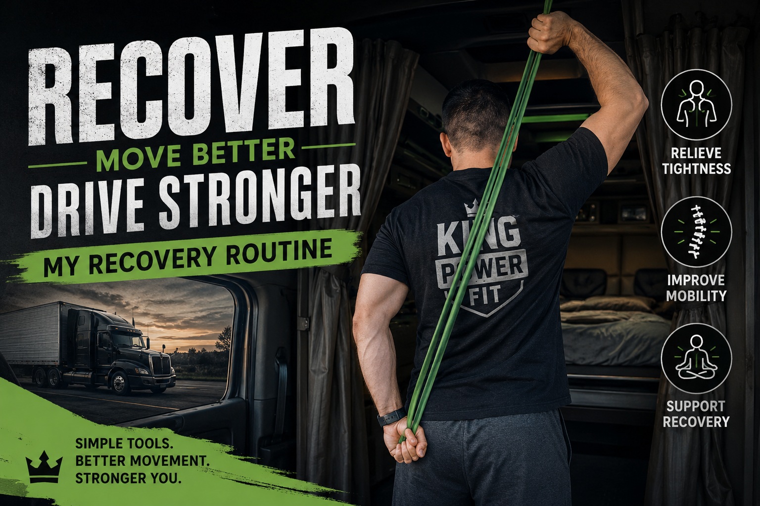 Best Resistance Bands for Recovery (And How I Use Them After a Long Truck Driving Shift)