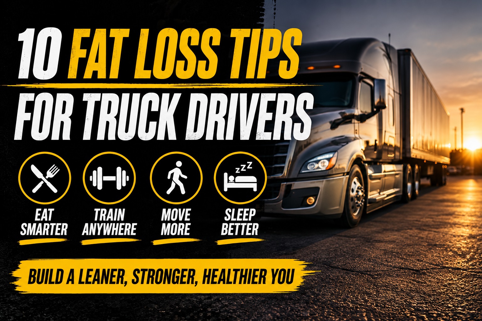 How to Lose Weight as a Truck Driver: 10 Fat Loss Tips.