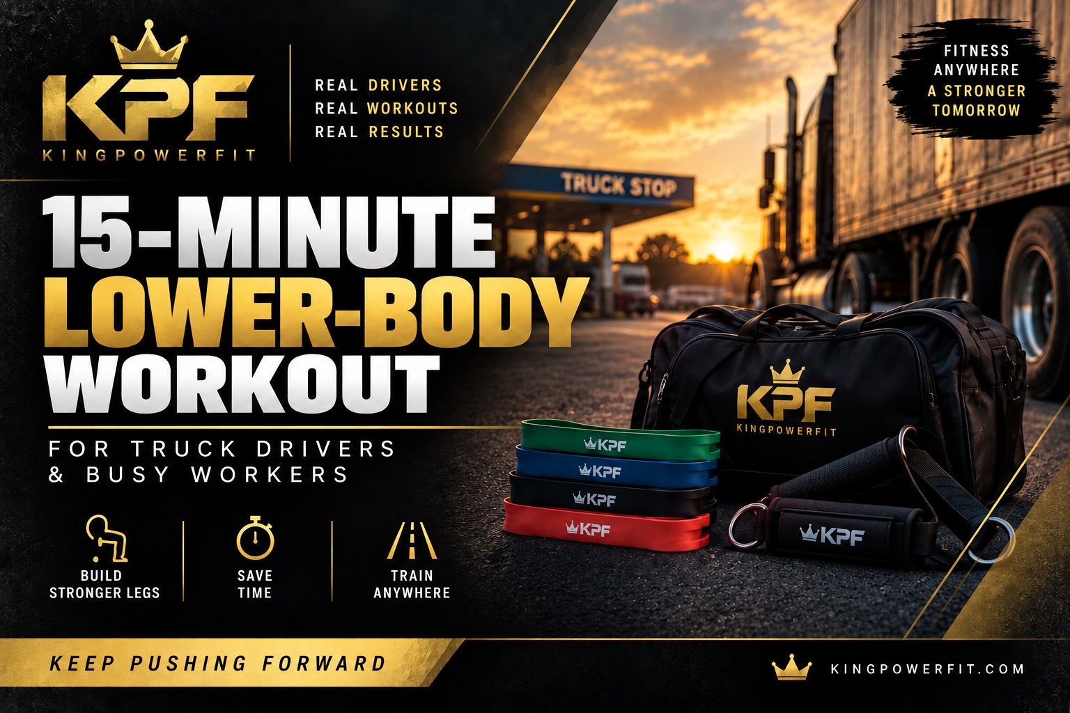15-Minute Lower-Body Quick Workout Routine for Truck Drivers