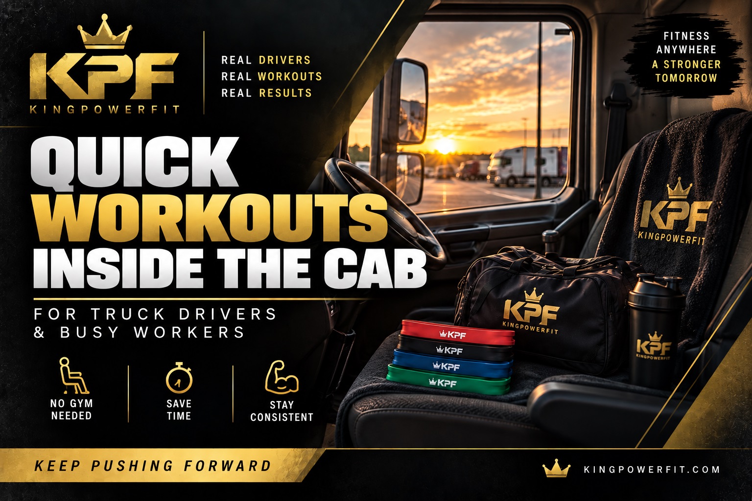 Quick Workouts Inside the Cab for Truck Drivers : Driver’s Seat Version.